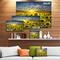 Designart - Field of Blooming Sunflowers - Large Flower Canvas Wall Art